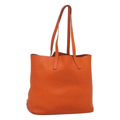 Prada Vintage Tote Leather, Orange, Leather, Tote Bag