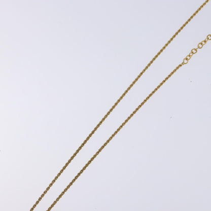 Christian Dior CD Round Pendant Necklace Metal, GOLD, METAL, Necklace