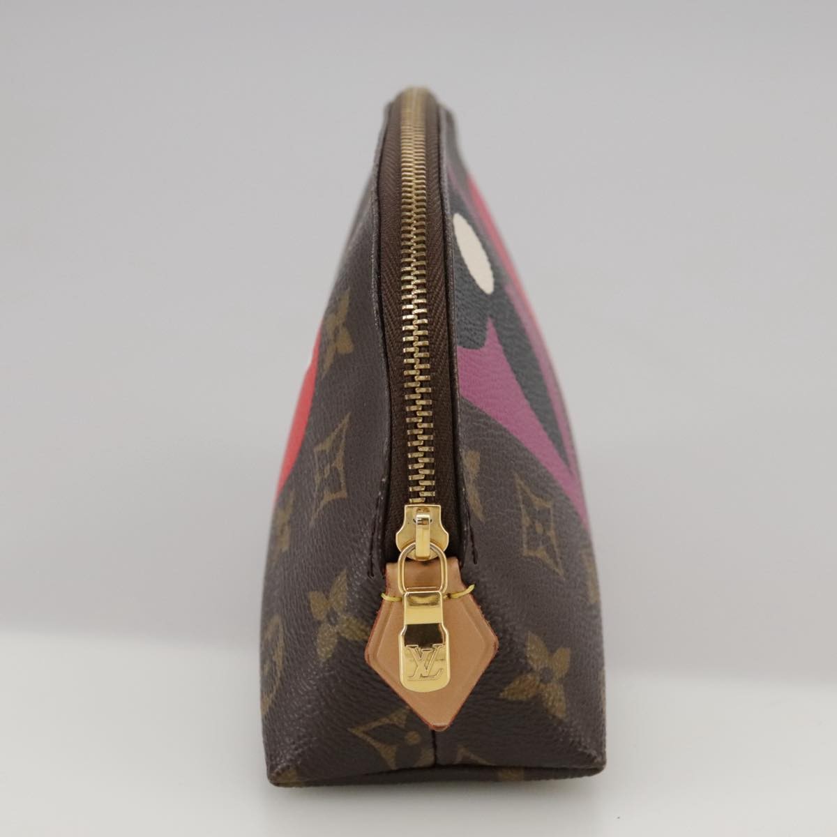 Louis Vuitton Cosmetic Pouch Limited Edition Game On Monogram Canvas, BROWN, CANVAS, Clutche & pouche
