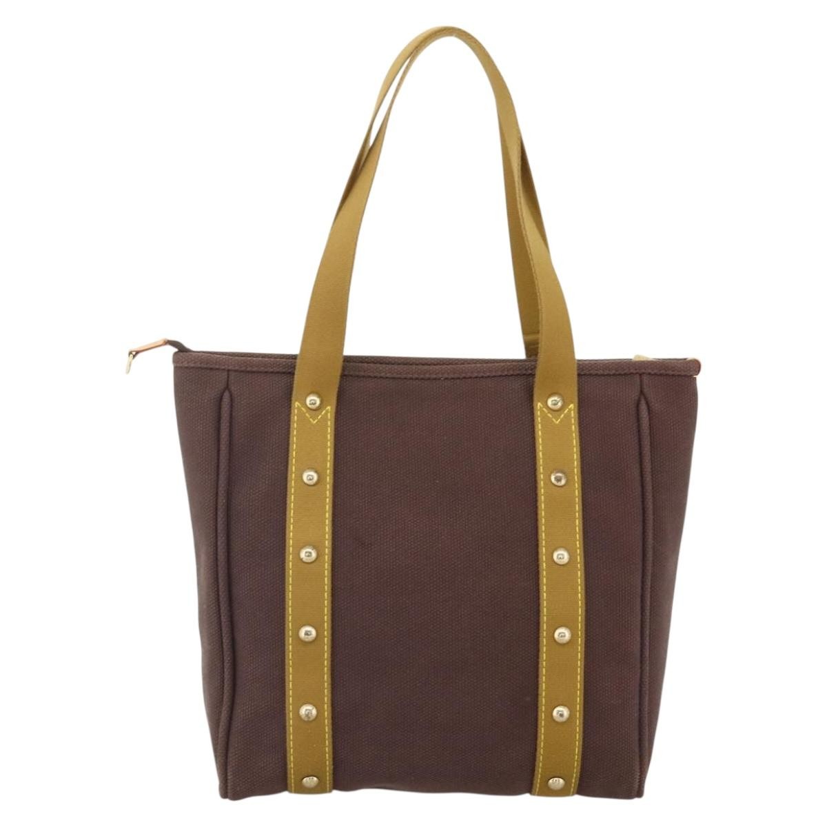 Louis Vuitton Antigua Tote Canvas, BROWN, CANVAS, Tote bag