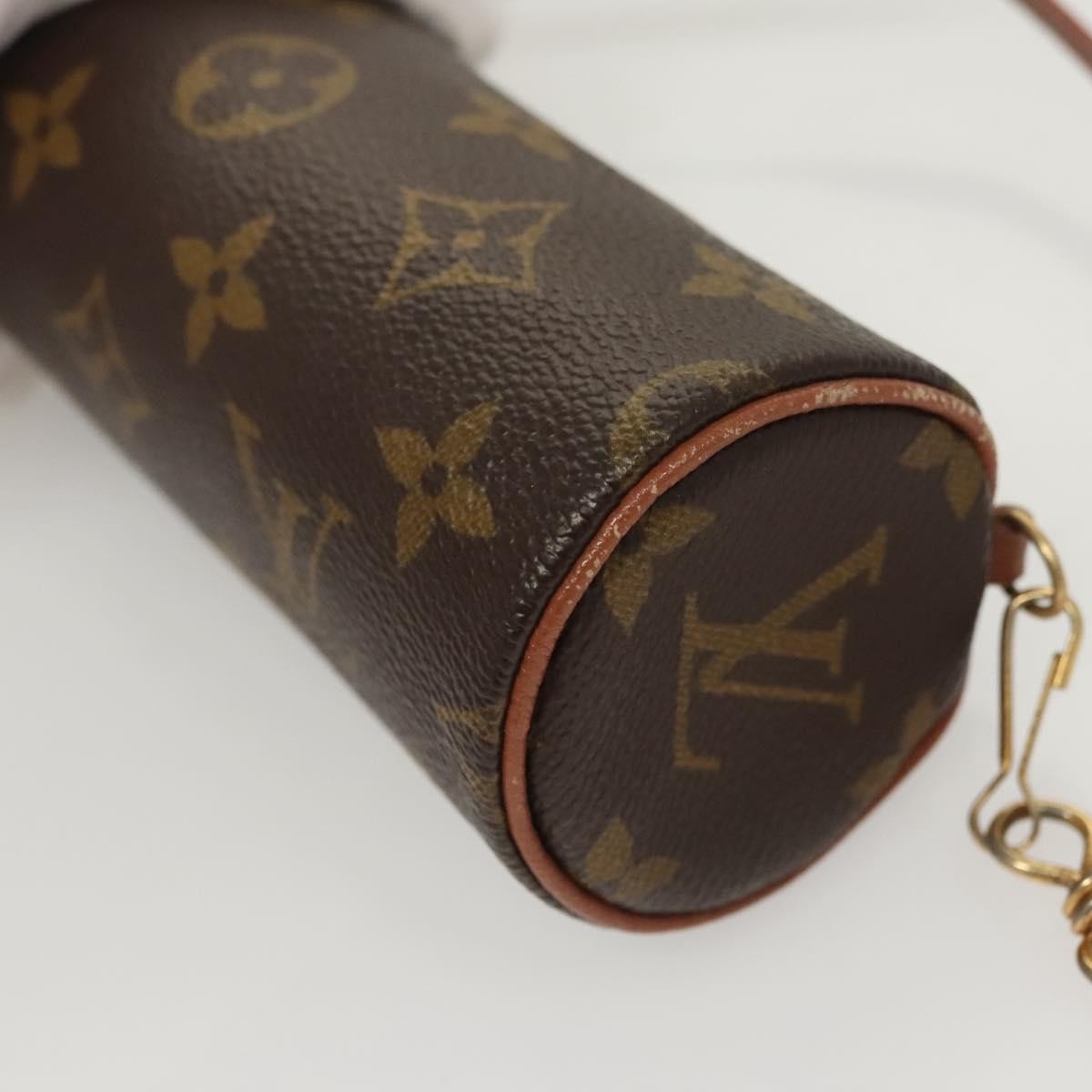 Louis Vuitton Papillon Pochette Monogram Canvas, BROWN, CANVAS, Clutche & pouche