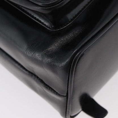 Gucci Vintage Bamboo Backpack Patent leather, Black, Patent Leather, Backpack