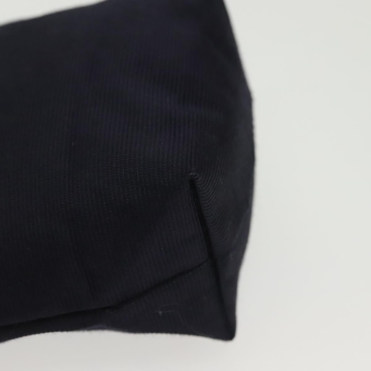 Celine Circle Logo Pouch Nylon, NAVY, CANVAS, Clutche & pouche