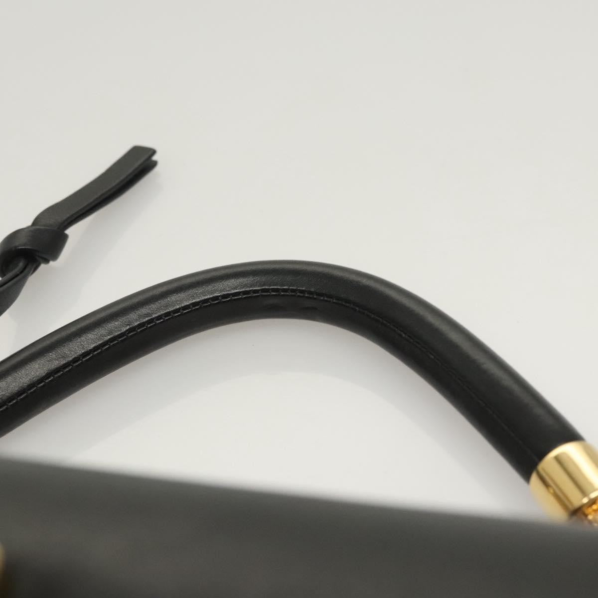 Chloe Goldie Shoulder Bag Leather, BLACK, LEATHER, Shoulder bag