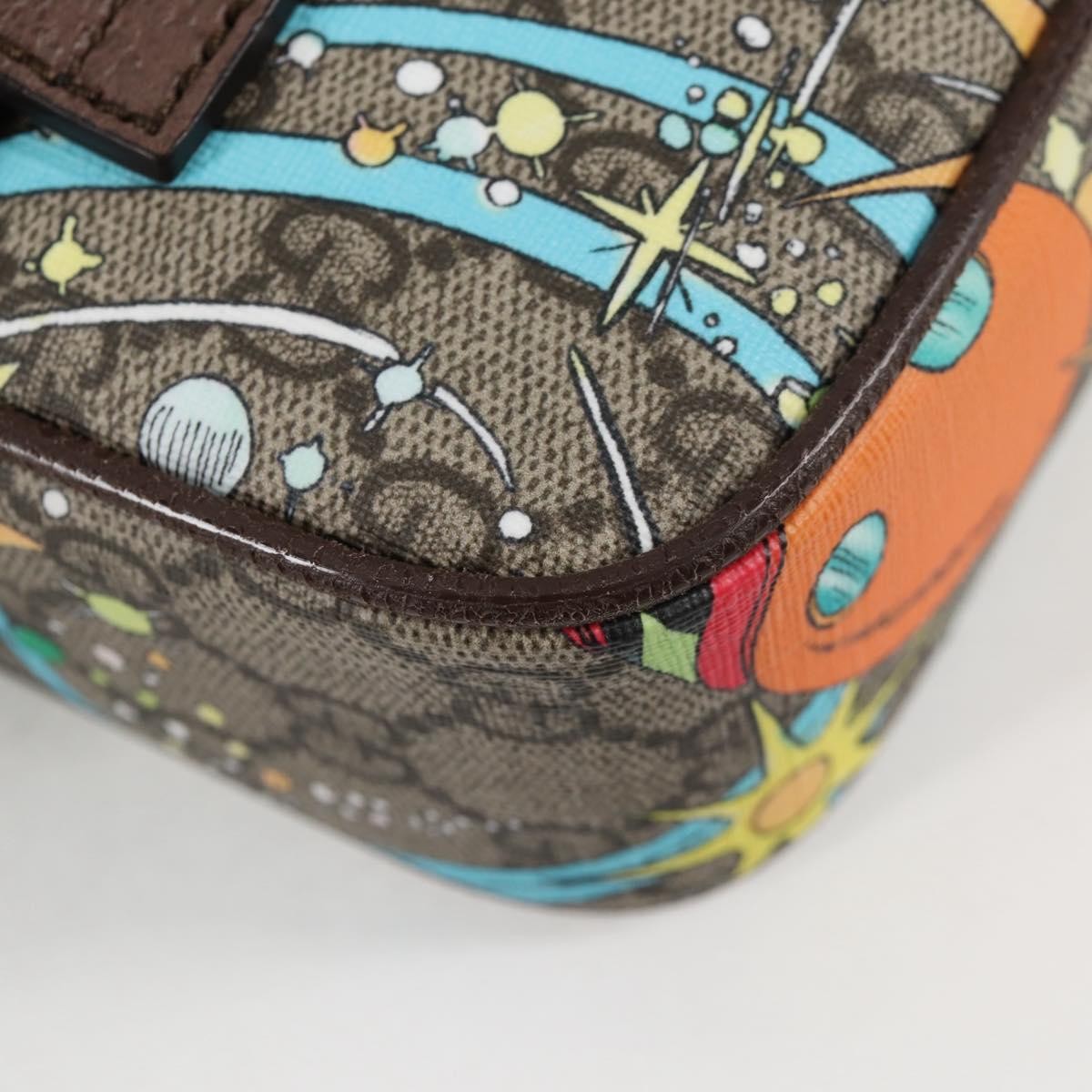 Gucci Disney Donald Duck Belt Bag Printed GG Coated Canvas, BEIGE, PVC, Shoulder bag