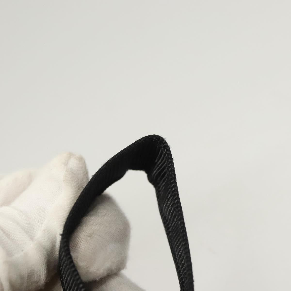 Celine Circle Logo Pouch Nylon, BLACK, NYLON, Clutche & pouche