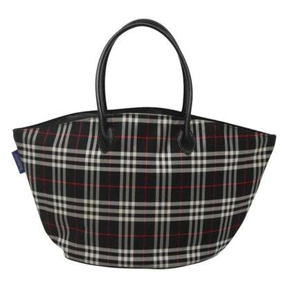 Burberry Nova Check Tote Nylon, BLACK, NYLON, Tote bag