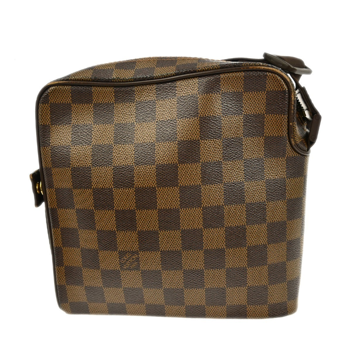 Louis Vuitton Olav Handbag Damier, BROWN, CANVAS, Shoulder bag