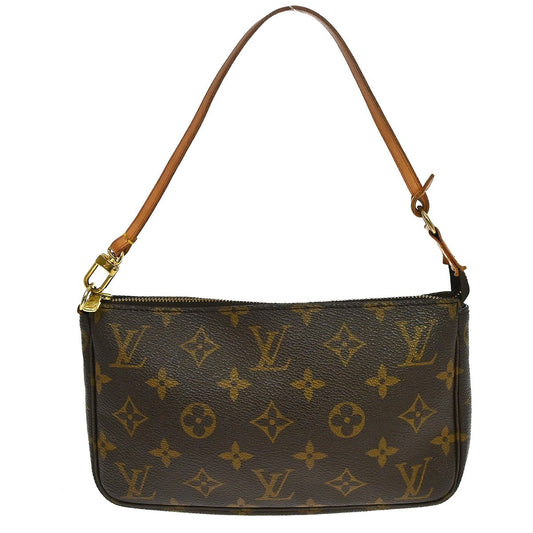 Louis Vuitton Pochette Accessoires NM Monogram Canvas, Brown, Canvas, Clutch