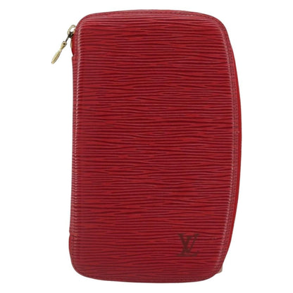 Louis Vuitton Geode Organizer Wallet Epi Leather, Red, Leather, Wallet