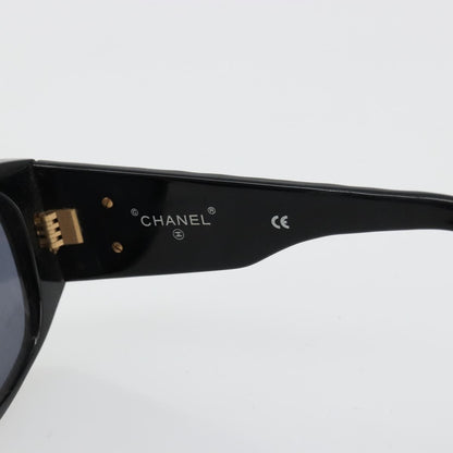 Chanel Logo CC Sunglasses Plastic, Black, Plastic, Sunglasses