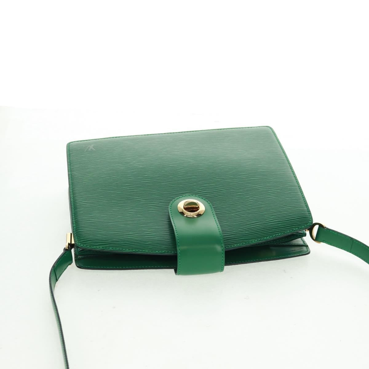Louis Vuitton Capucines Shoulder Bag Epi Leather, GREEN, LEATHER, Shoulder bag