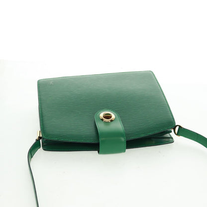 Louis Vuitton Capucines Shoulder Bag Epi Leather, GREEN, LEATHER, Shoulder bag