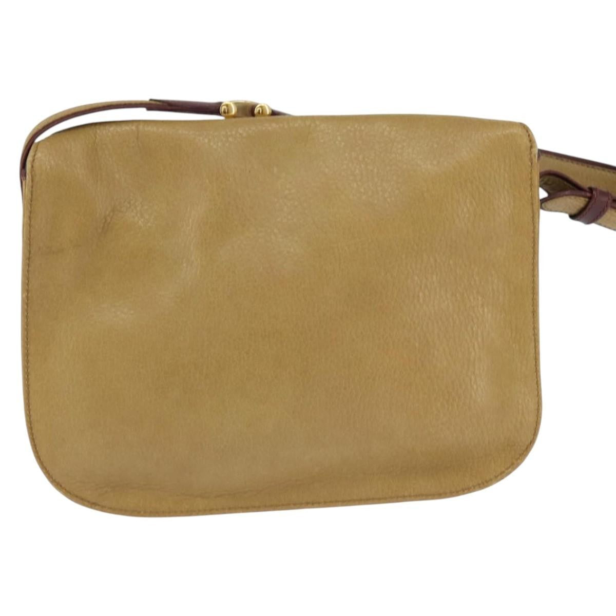 cartier Must de Cartier Shoulder Bag Leather, BEIGE, LEATHER, Shoulder bag