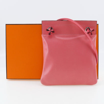 Hermes Aline Bag Calfskin, PINK, LEATHER, Shoulder bag