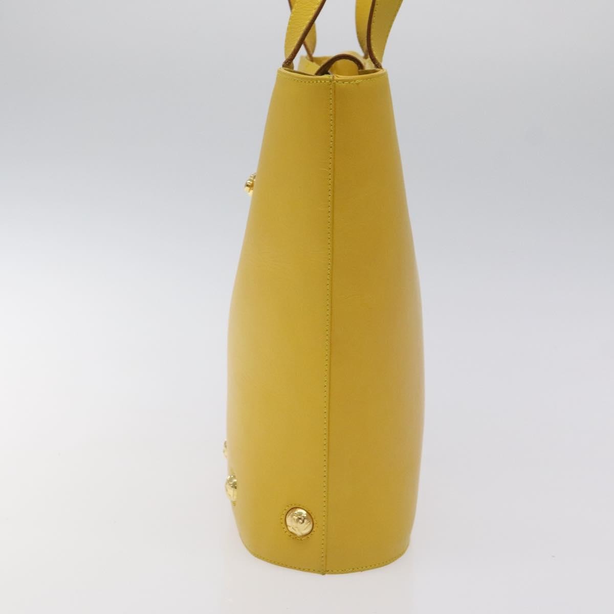 Salvatore Ferragamo Shoulder Bag Leather, YELLOW, LEATHER, Shoulder bag
