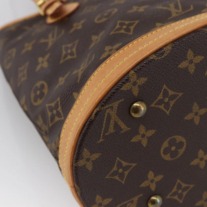 Louis Vuitton Bucket Bag Monogram Canvas, BROWN, CANVAS, Shoulder bag