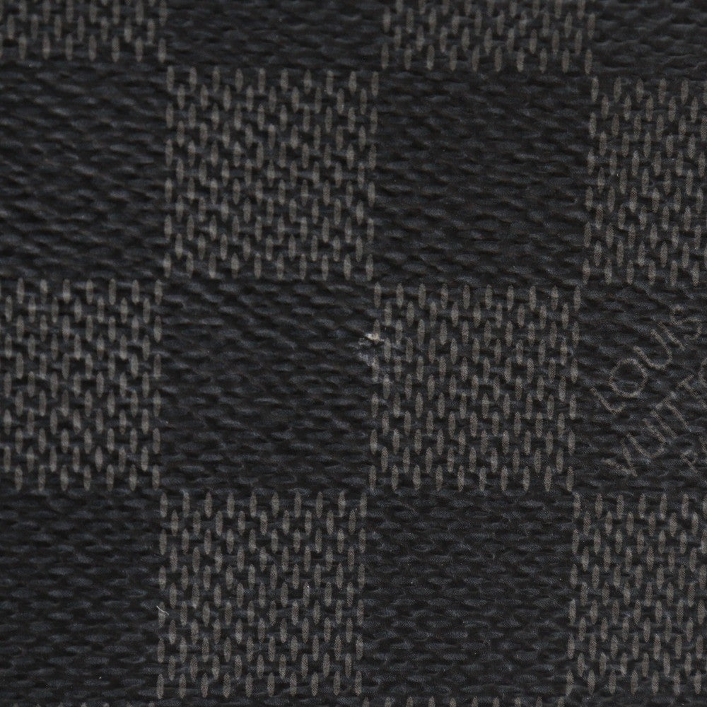 Louis Vuitton Zip Around Pochette Jour Damier Graphite, BLACK, CANVAS, Clutche & pouche
