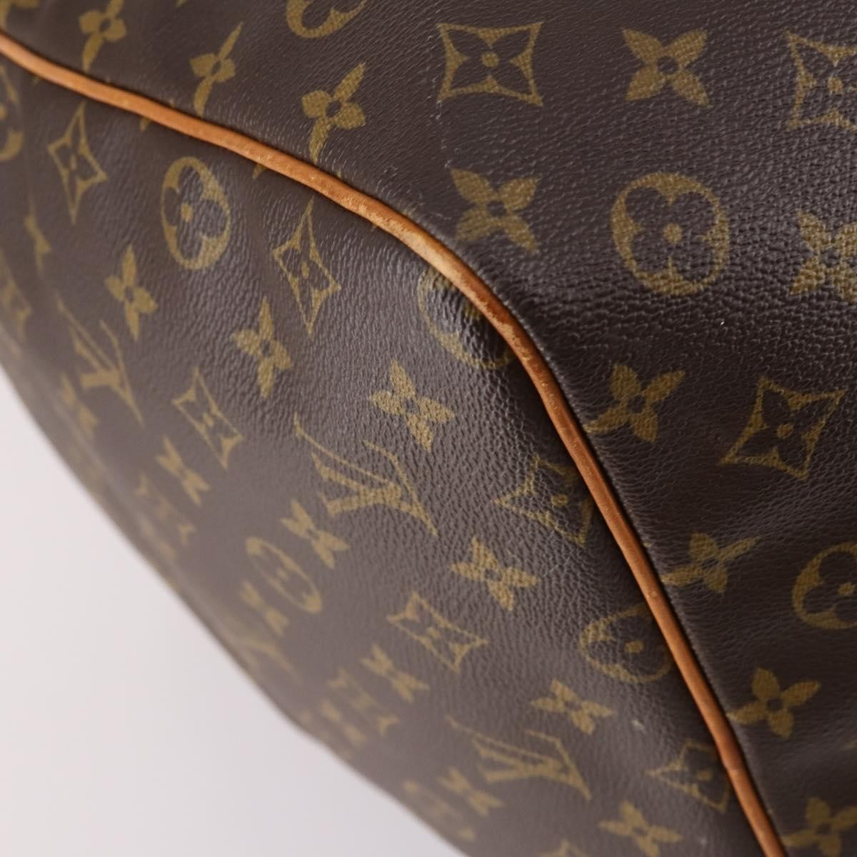 Louis Vuitton Keepall Bag Monogram Canvas, BROWN, CANVAS, Travel bag