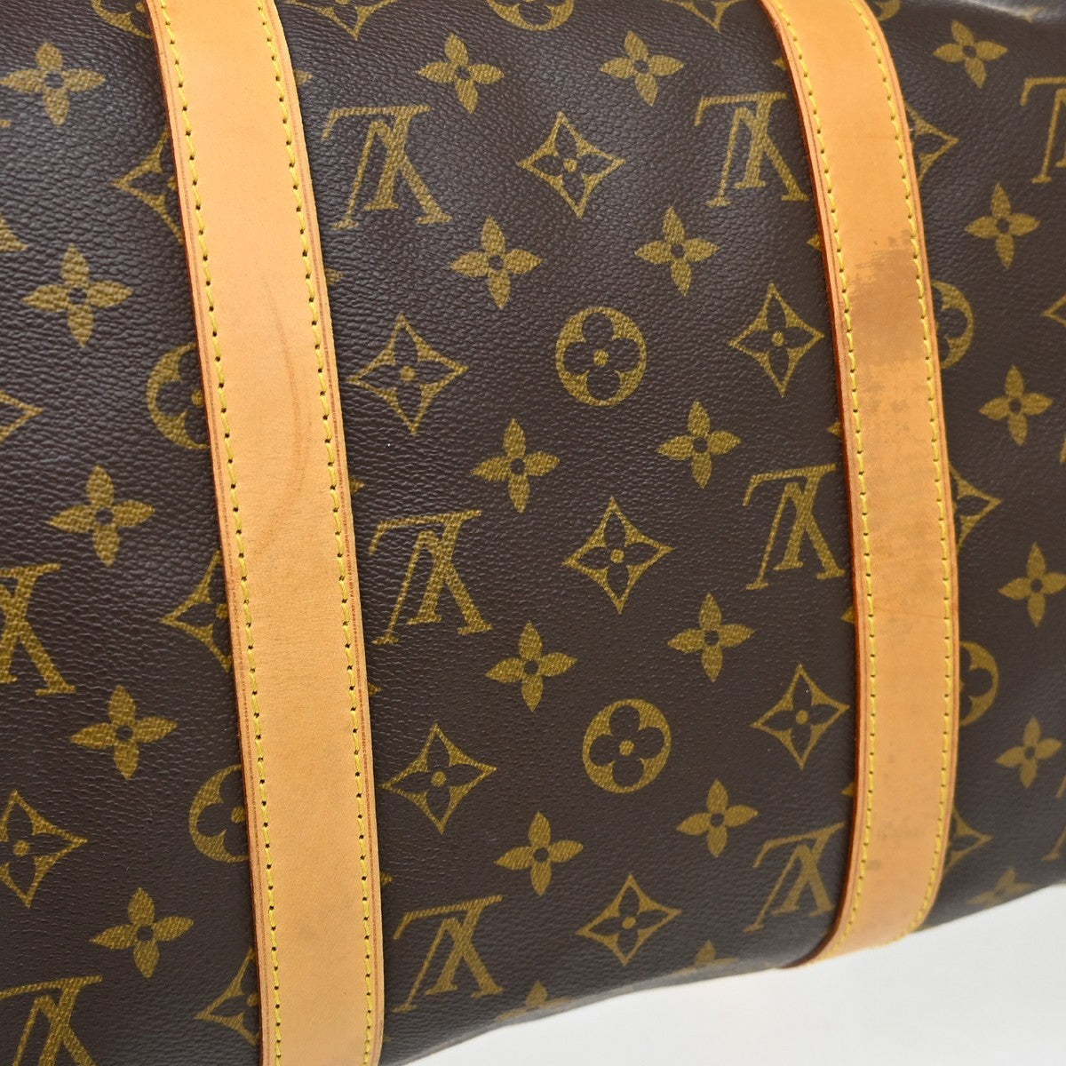 Louis Vuitton Keepall Bandouliere Bag Monogram Canvas, Brown, Canvas, Travel Bag