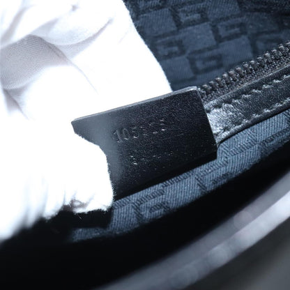 Gucci Vintage Shoulder Bag Leather, BLACK, LEATHER, Shoulder bag