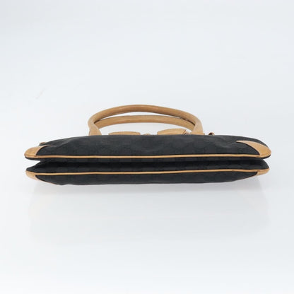 Gucci Horsebit Bracket Tote GG Canvas, BLACK, CANVAS, Tote bag