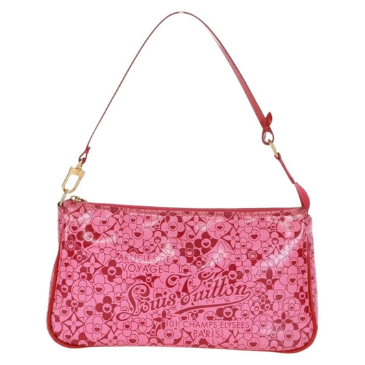 Louis Vuitton Pochette Accessoires Cosmic Blossom, Pink, PVC, Clutch