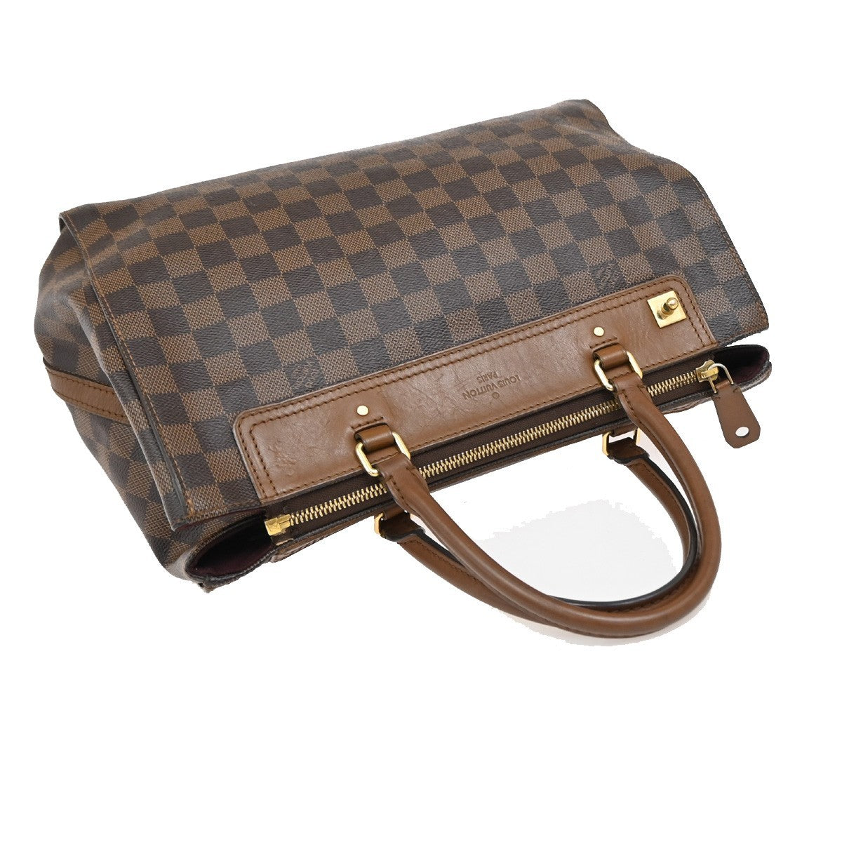 Louis Vuitton Greenwich Bag Damier, BROWN, CANVAS, Handbag