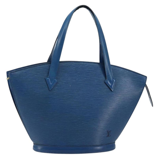 Louis Vuitton Saint Jacques Handbag Epi Leather, BLUE, LEATHER, Handbag