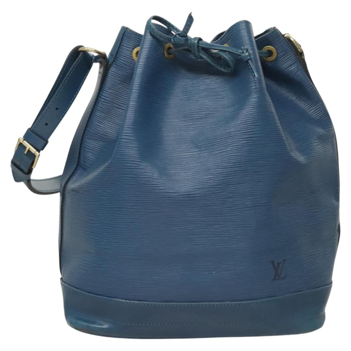 Louis Vuitton Noe Handbag Epi leather, BLUE, LEATHER, Handbag