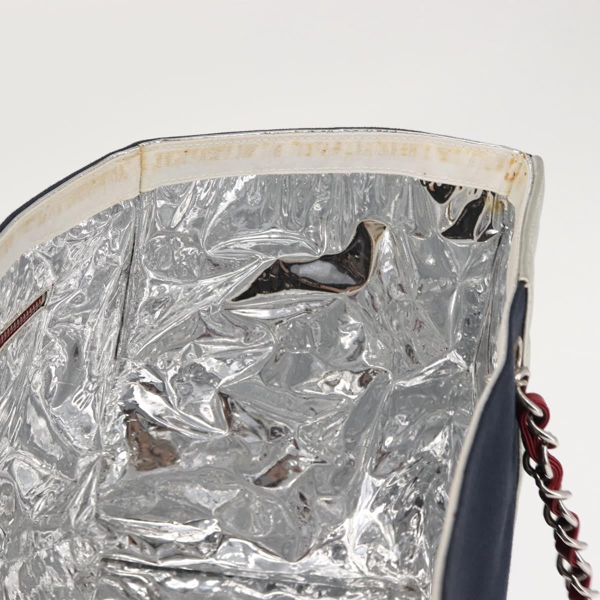 Chanel No.5 Tote Canvas and Leather, NAVY, CANVAS, Tote bag