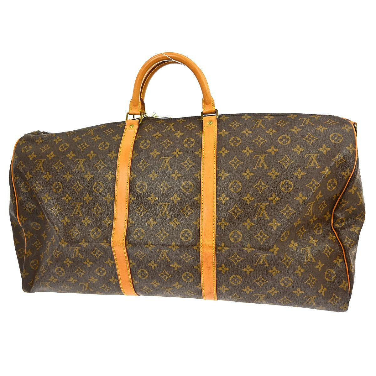 Louis Vuitton Keepall Bag Monogram Canvas, Brown, Canvas, Travel Bag