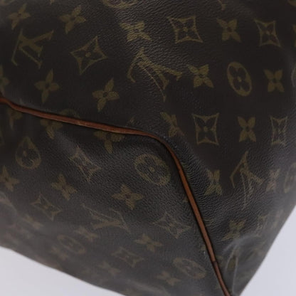 Louis Vuitton Keepall Bag Monogram Canvas, BROWN, CANVAS, Travel bag