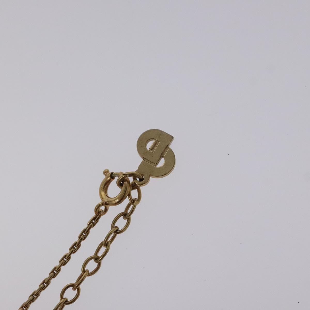 Christian Dior CD Pendant Necklace Gold-plated, GOLD, METAL, Necklace