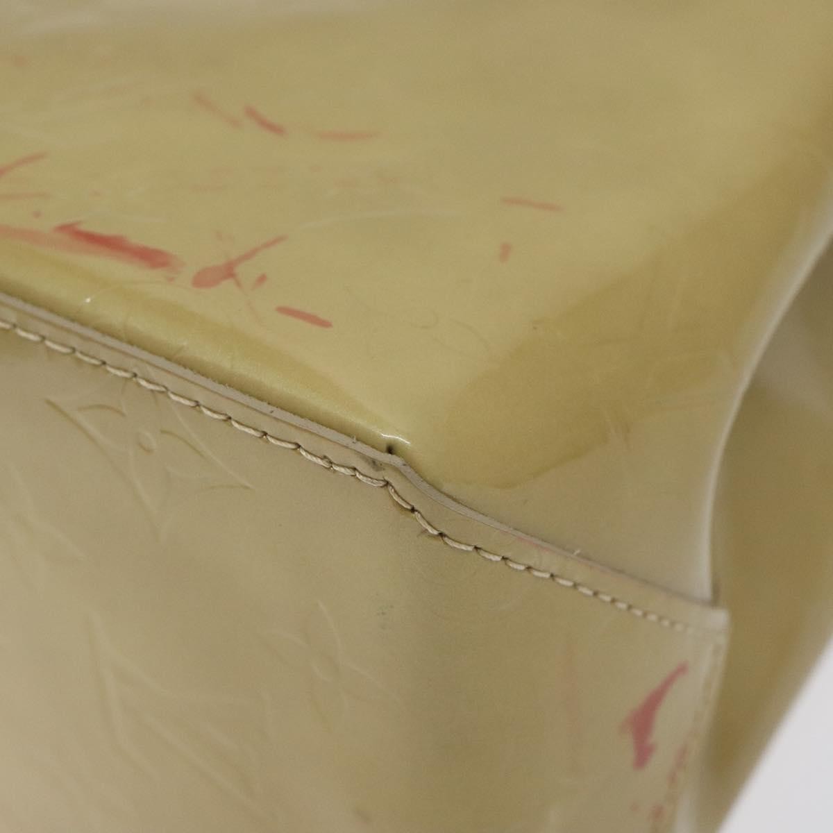 Louis Vuitton Reade Handbag Monogram Vernis, BEIGE, PATENT_LEATHER, Handbag