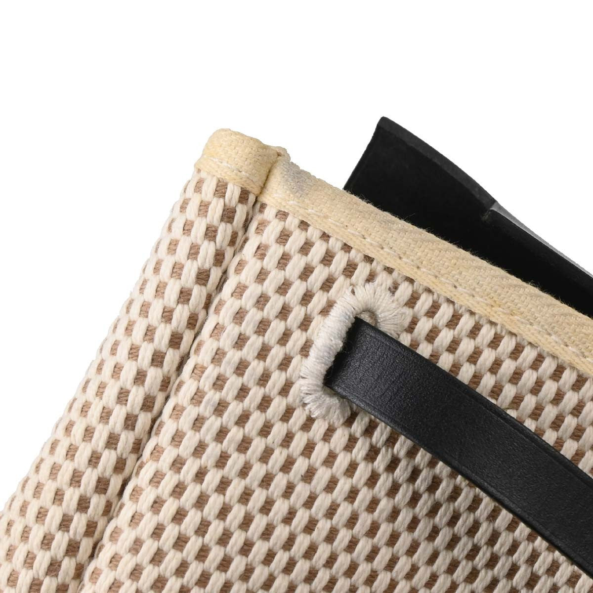 Hermes Herbag Clutch Canvas, Black, Canvas, Handbag