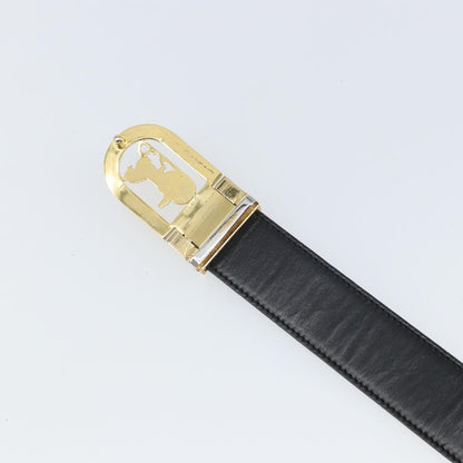 Celine Belt Leather with Metal, BROWN, LEATHER, Belts