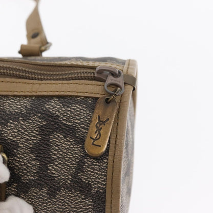 Saint Laurent Vintage Handbag Leather, BEIGE, LEATHER, Handbag