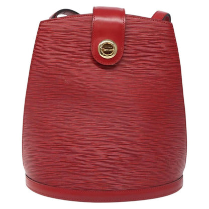 Louis Vuitton Cluny Shoulder Bag Epi Leather, RED, LEATHER, Shoulder bag