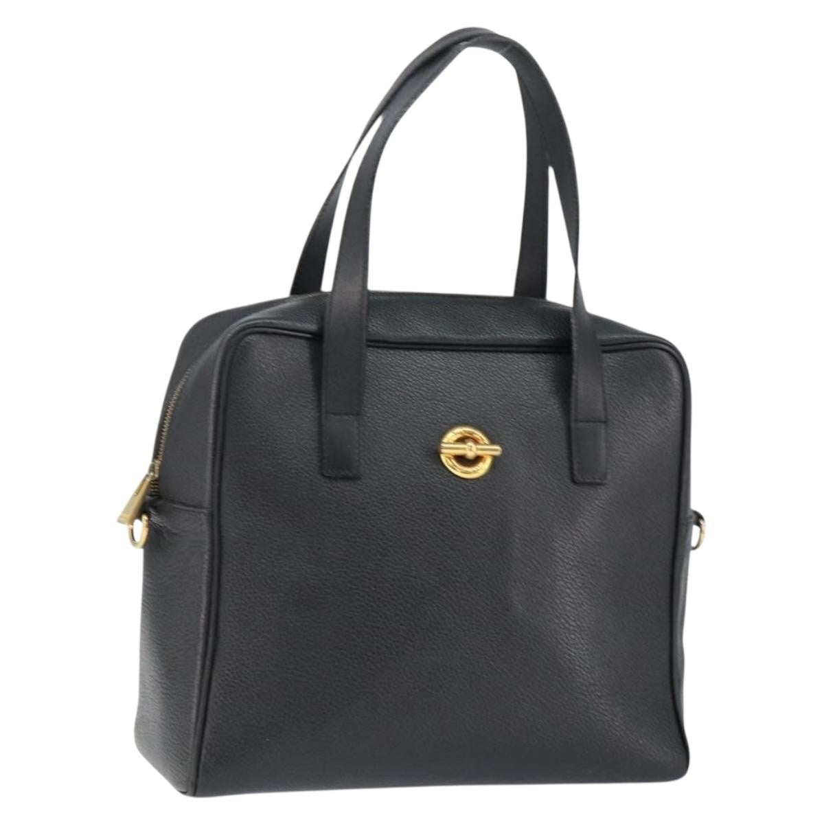 Celine Handbag Leather, BLACK, LEATHER, Handbag