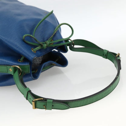 Louis Vuitton Bicolor Noe Handbag Epi Leather, Blue, Leather, Shoulder Bag