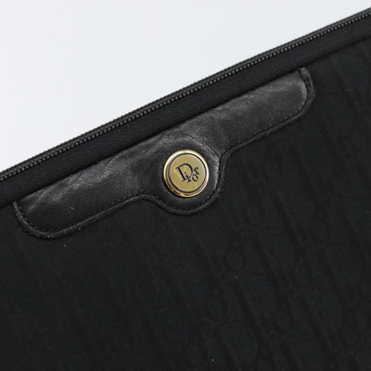 Christian Dior Trotter pouch Diorissimo Canvas, BLACK, CANVAS, Clutche & pouche