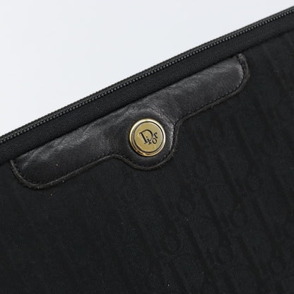 Christian Dior Trotter pouch Diorissimo Canvas, BLACK, CANVAS, Clutche & pouche