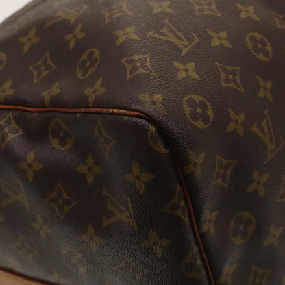 Louis Vuitton Keepall Bandouliere Bag Monogram Canvas, BROWN, CANVAS, Travel bag