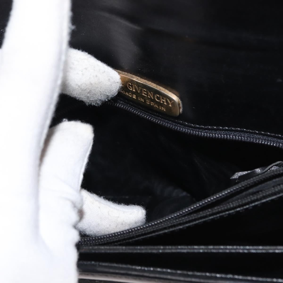 Givenchy Vintage 4G shoulder bag Suede, BLACK, SUEDE, Shoulder bag