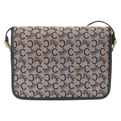 Celine C Sulky Shoulder bag Canvas, NAVY, CANVAS, Shoulder bag