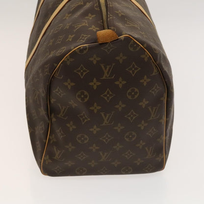 Louis Vuitton Keepall Bag Monogram Canvas, BROWN, CANVAS, Travel bag