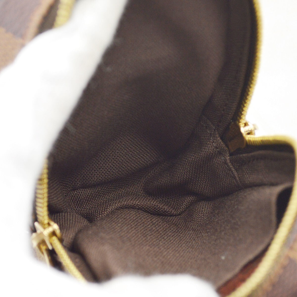 Louis Vuitton Etui Okapi Camera Case Damier, BROWN, CANVAS, Shoulder bag