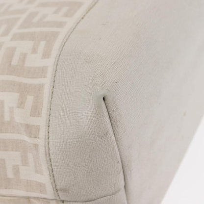 Fendi Roll Tote Zucca Canvas and Leather, BEIGE, CANVAS, Tote bag