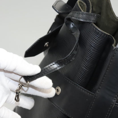 Louis Vuitton Vintage Sac d'Epaule Handbag Epi Leather, BLACK, LEATHER, Handbag